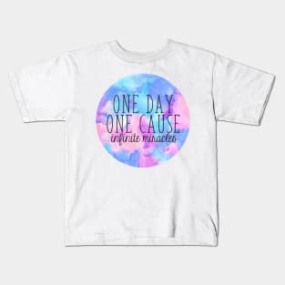 One Day, One Cause Watercolor Kids T-Shirt